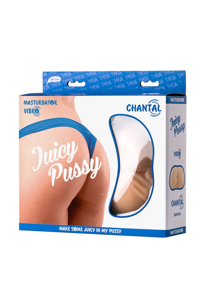 Masturbator realan TOIFA Juici Pussi Chantal sa vibracijom, vagina i anus, TPR, telesni, 14.5 s